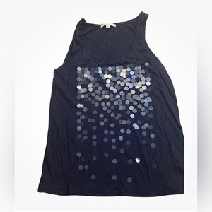 GAP Dark Blue Tank Top with Sequins